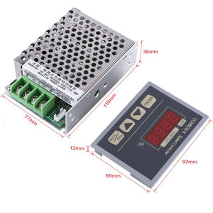 DC 12V-80V 30A PWM Motor hız regülatörü güç kontrolörü + LED dijital ekran - Product Image 2