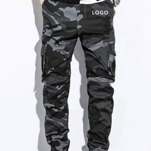 Joggers personalizados para hombre, pantalones <span class=keywords><strong>de</strong></span> camuflaje para hombre, pantalones cargo con múltiples bolsillos - Product Image 3