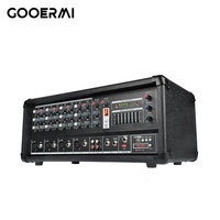PC400 Professional 4-Channel Box Mixer Console Metal Powered Mixer dengan Case Laris untuk Panggung & Penggunaan di Rumah