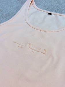 <strong>Hot</strong> Sale <strong>Pink</strong> Custom Embossing Logo Tank <strong>Top</strong> Crop <strong>Top</strong> High Quality Women's Tank <strong>Tops</strong> Summer Slimming <strong>Top</strong> - Product Image 4