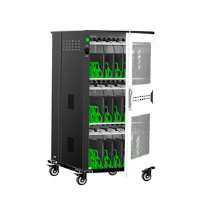 Armoire de charge pour ordinateurs portables TALONGJ LYYC Cdg007 avec poignées métalliques, serrure à clé, portes battantes, 1 porte, double tension, écologique et durable - Product Image 3