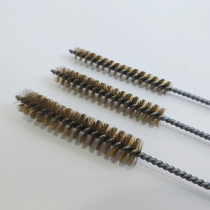Brosse de <span class=keywords><strong>nettoyage</strong></span> en fil de <span class=keywords><strong>laiton</strong></span> torsadé en spirale pour tubes et chaudières - Product Image 4