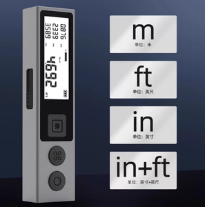 MiLESEEY M130 미니 거리 측정기 금속 ABS 고정밀 레이저 줄자 1년 보증 경량 53g 실내 측정용 - Product Image 4