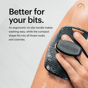 Brosse exfoliante en silicone personnalisable avec logo, pour le corps, avec poignée et crochet, pour tous types de peau - Product Image 4
