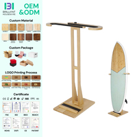 Support de rangement robuste pour planches de surf courtes et longues BH – Supports de planches de surf sur pied avec conception autoportante