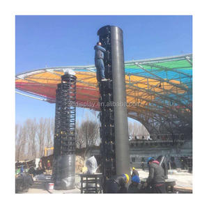 Pantalla LED Flexible para <span class=keywords><strong>Cartelera</strong></span>, 304.8 x 304.8 mm, Pantalla LED Circular <span class=keywords><strong>de</strong></span> Video Wall Grande, P3.81 - Product Image 6