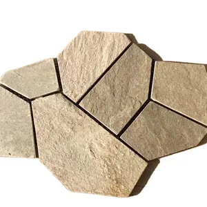 고민 돌 바닥 판석 10mm 천연석 판석 실내 돌돌 석회석 판석
