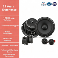 Set Speaker Mobil Kerucut Kertas 6.5 Inch, Sistem Suara Mobil Entry Level Langsung dari Pabrik, Perlengkapan Lengkap untuk Modifikasi Audio Mobil