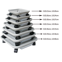 VERTAK Serre portable multifonctionnelle durable pour l'extérieur/l'intérieur, pots de fleurs, plateaux avec roulettes pour bonsaï