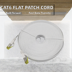 D-Sunty CAT6 RJ45 Solid Flat Copper UTP 32AWG <b>Ethernet</b> Patch Cord Length 0.5M/1M/2M/3M/5M/7M/10M PVC Jacket ROHS - Product Image 2