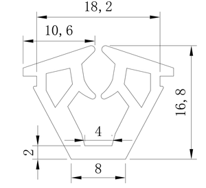 Camerone varie dimensioni PVC EPDM PVC guarnizioni per finestre <span class=keywords><strong>scorrevoli</strong></span> in gomma a forma di U per vetro - Product Image 2