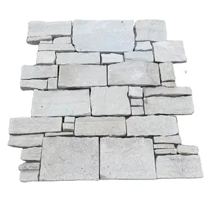 Deco-Stein-Wandfliese modernes Sandstein-Design für Außen- und Außenverkleidung natürliche Oberfläche Antazid-Erosionsbeständigkeit Versorgung