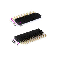 Conector Hembra Alto GPIO para Raspberry Pi 3B, 3B+ y 4B, 2x20 Pines