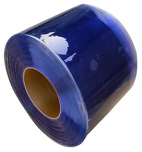 Rollo <span class=keywords><strong>de</strong></span> Tira <span class=keywords><strong>de</strong></span> Cortina <span class=keywords><strong>de</strong></span> PVC Flexible <span class=keywords><strong>para</strong></span> Ventanas y Puertas, <span class=keywords><strong>de</strong></span> Plástico Suave Transparente Amarillo Azulado <span class=keywords><strong>de</strong></span> 2 mm, con Nervaduras Lisas, al por Mayor - Product Image 4