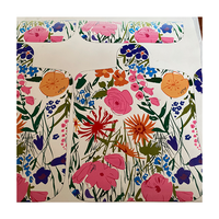 Feuille de faux cuir synthétique à motif personnalisé 8x11 ''Vinyle imprimé en cuir PVC PU
