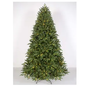 Best Selling Yiwu Factory Wholesale 7FT 210cm LED Light Up Christmas Tree Free Samples For Party Decoration