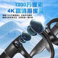 Gafas Inteligentes Ruidun 2025 con Pantalla Táctil IPX-5 a Prueba de Agua, Asistente Digital con IA en Tiempo Real, Funciones de Seguridad y Altavoz
