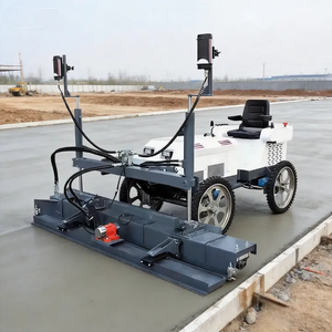 Machine de nivellement laser pour béton à 4 roues avec transmetteur laser <span class=keywords><strong>Leica</strong></span>, auto-nivelante, pour la construction - Product Image 1