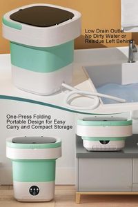 Foldable Washer and Dryer Combo Wash Pant Underwear Small Laundry Folding Portable <b>Mini</b> <b>Washing</b> <b>Machine</b> with Dryer Price - Product Image 4