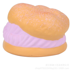 Pu Foam Sandwich Pastry <b>Squishy</b> Toy For Kids 2 To 4 Years Unisex Fidget Toy - Product Image 1