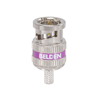 Connecteur mâle BNC Superbat Original Belden 75 Ohm pour câble coaxial de caméra vidéo HD 4K UHD 6G-SDI Mini RG59 Belden Riser 1855A