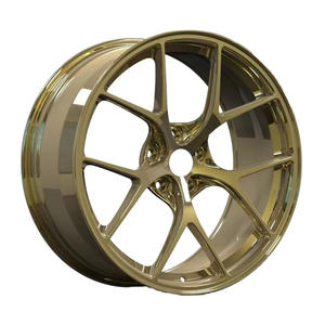 Rines HEY RICH 5x100 5x114.3 5x120 5x130 Clásicos Personalizados de Aluminio Fundido con 5 Radios para FIR RID EVO de 16-24 Pulgadas - Product Image 1