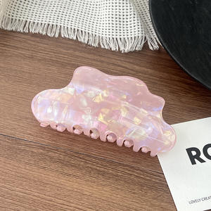 مشبك شعر أسيتات على شكل سمكة قرش بطول 10 سم بأسلوب أوروبي وأمريكي للاستخدام اليومي للفتيات وإكسسوارات الشعر النسائية - Product Image 3