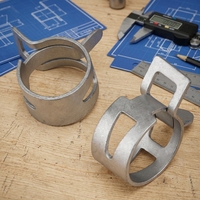 Kit de 80 colliers de serrage à ressort Mn65, revêtement Dacromet, qualité marine, résistants à la corrosion, pour fixation de tuyaux et flexibles