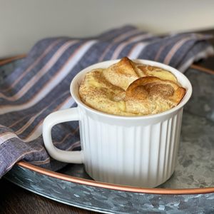 Lot de 2 tasses à repas en céramique de haute qualité, 400 ml, blanc français, passe au lave-vaisselle et au micro-ondes - Product Image 5