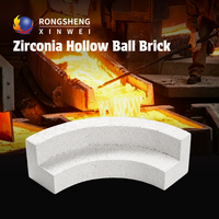 Brique de zircone de qualité supérieure, certifiée CE, brique creuse en zircone pour l'industrie cimentière