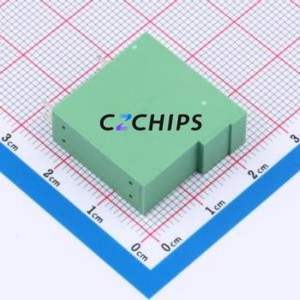 BX-DGRH-3.81-2P Plug-in Terminal Block Bent Lead Through Hole,P=3.81mm Board-to-Board / Socket - Closed 2x2P 3.81mm Green - Product Image 2