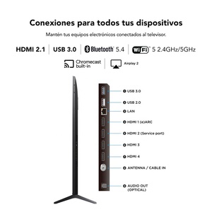 Tivi thông minh Google Android 50'' 55'' 65'' 85'' 4K UHD QLED Mini LED dòng C655, Tivi chơi game 144Hz với bộ nhớ 3+32GB, giao diện WiFi - Product Image 5