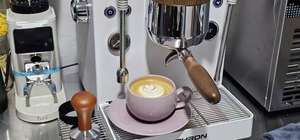 Machine à café semi-automatique électrique 7124v, style italien, 15 bars de pression, acier inoxydable, pour usage domestique, commercial et hôtelier - Product Image 4