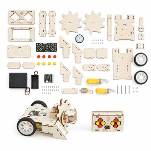 ชุดประกอบรถหุ่นยนต์ต่อสู้บังคับวิทยุไร้สาย OKYN25930-8 ของเล่น STEM สำหรับการเรียนการสอนในโรงเรียน - Product Image 2