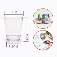 Mini-gobelets transparents modernes pour sublimation, verres à shot, tasses à whisky vierges, ensemble de mugs promotionnels en forme de balle, cadeau