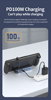 Stasiun dok untuk dek uap/ROG Ally: dok 6 dalam 1 dengan HDTV 4K @ 60Hz Gigabit Ethernet 3 USB-A 3.0 port 100W pengisian daya USB-C