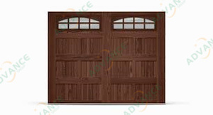 Puerta <span class=keywords><strong>de</strong></span> garaje <span class=keywords><strong>de</strong></span> <span class=keywords><strong>madera</strong></span> maciza estilo carruaje con características decorativas <span class=keywords><strong>de</strong></span> <span class=keywords><strong>hierro</strong></span> - Product Image 6