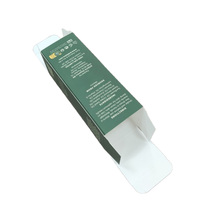 Emballage de cadeau de luxe personnalisé cosmétique brillant papier d'art Tuck End boîte noire de soins de la peau pour boîtes d'emballage de soins de la peau
