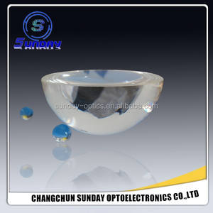 Fiber iletişim, endoskopi, mikroskopi için 1/2/3/5/6/8/9/10mm Bk7/fs/safir optik cam yarım bilyalı lensler - Product Image 3