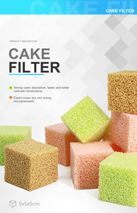 Cube en <span class=keywords><strong>mousse</strong></span> souple nouvellement développé en 2021 pour les accessoires d'aquariums - Product Image 2