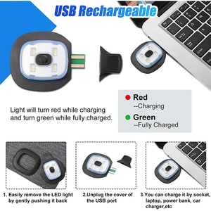 Portable USB <span class=keywords><strong>Rechargeable</strong></span> unisexe chapeau <span class=keywords><strong>lampe</strong></span> chaud mains libres <span class=keywords><strong>phare</strong></span> bonnet hiver équitation casques cadeaux pour hommes enfant - Product Image 5