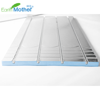 Système de chauffage par le sol en panneaux XPS rainurés, chauffage hydronique moderne et flexible 300KPA avec tuyau PPR