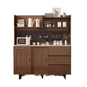 Solid Wood <b>Sideboard</b> With Pegboard 900mm Plus Multifunction Storage Cabinet For Living Room Kitchen Tea Cabinet - Product Image 4
