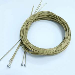 Kits de câbles en acier suspendus personnalisés en usine gold1.0-3.0MMcascading kit de fil suspendu au plafond pour lustre - Product Image 5