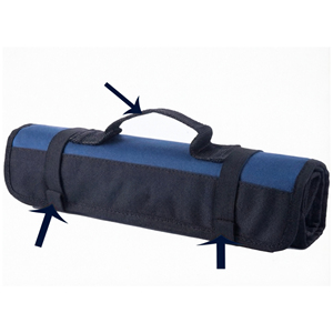 Custom Wrenches Screwdrivers Pliers <b>Tools</b> <b>Tool</b> Roll-Up Bag Portable, Visible Storage Bag with 20 Interior Pockets - Product Image 6