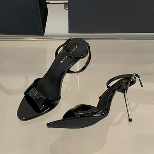 Peep Toe Talon Pantoufle 2025 New Arrival Female Shoes Kitten Gold Fashion <b>Slippers</b> Women <b>Mules</b> Heels - Product Image 4