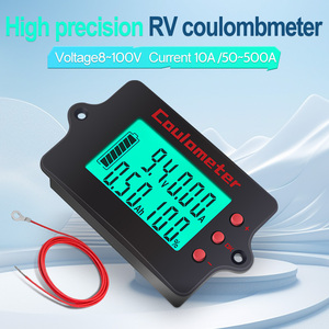 Medidor <span class=keywords><strong>de</strong></span> Batería Profesional para Vehículos Recreativos PZEM-037, 12V 24V 100V 50A, Contador <span class=keywords><strong>de</strong></span> Coulombios, Detector <span class=keywords><strong>de</strong></span> Voltaje y Corriente LCD, Probador <span class=keywords><strong>de</strong></span> Batería con Indicador <span class=keywords><strong>de</strong></span> Estado <span class=keywords><strong>de</strong></span> Carga (<span class=keywords><strong>SOC</strong></span>%) - Product Image 2