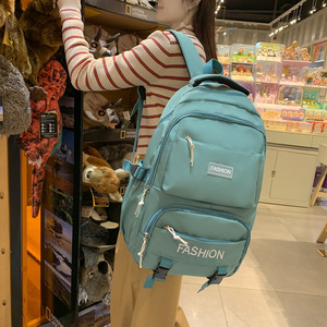 <b>Student</b> <b>Backpack</b> For Girls 18 In Black Fashion Letter Design School Education Summer 2023 - Product Image 4