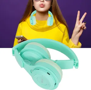 Écouteurs pour enfants Y08, écouteurs de jeu pliables BT 5.0 écouteurs supra-auriculaires, casque sans fil, haut-parleurs de 40mm