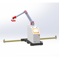 Bras robotisé à six axes en aluminium à haute rigidité, fixé au sol, 750 W, manipulateur de soudage industriel robuste, charge utile de 20 kg